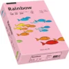 Färgat papper Rainbow A4 120g, rosa, 250 ark