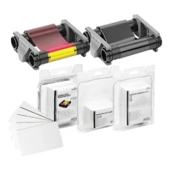Färgband Durable YMCKO Duracard ID 300, 100 kort, inkl. PVC-kort