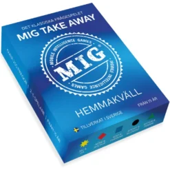 Frågespel MIG Take Away Hemmakväll, alla åldrar