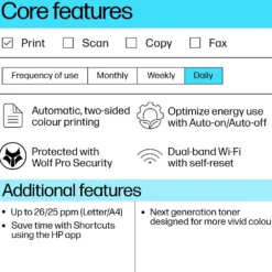 Färglaserskrivare HP Color LaserJet Pro 3202dw, duplex, trådlös