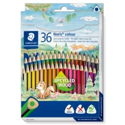 Färgpenna Staedtler Noris 187, blandade färger, 36 st