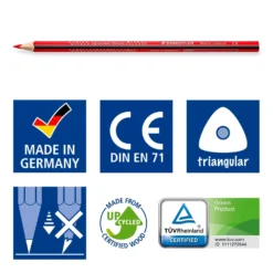 Färgpenna Staedtler Noris 187, blandade färger, 36 st