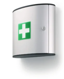 Första hjälpen skåp Durable FIRST AID SET M, aluminium, 36 artiklar