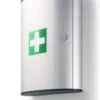 Första hjälpen-skåp Durable FIRST AID BOX L, aluminium, 3 fack
