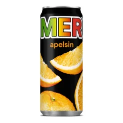 Fruktdryck Mer Apelsin Sleek, 33 cl, 12 st