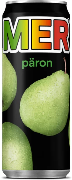 Fruktdryck Mer Päron Sleek, stilla, 33 cl, 12 st/fp