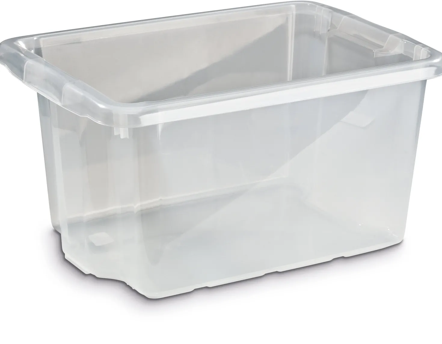 Förvaringsbox Keba Stapelbar, halvtransparent, 33 liter