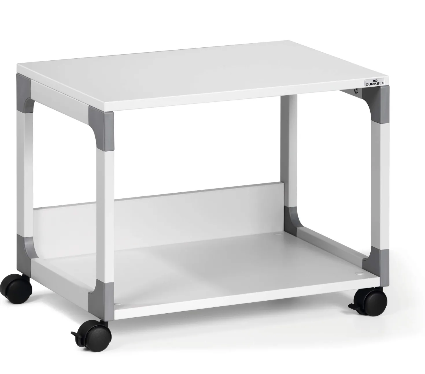 Förvaringshurts Durable SYSTEM MULTI 48, öppen, på hjul, 2 hyllplan