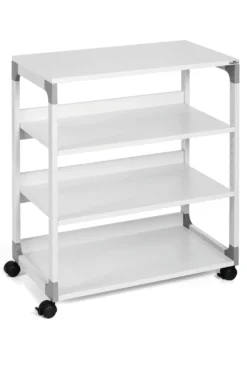 Förvaringshurts Durable SYSTEM MULTI 88, 4 hyllplan, på hjul
