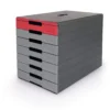 Förvaringslåda Durable IDEALBOX PRO 7, 7 brevkorgar, A4