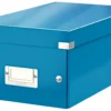 Förvaringslåda Leitz Click & Store DVD, blå, 20 skivor