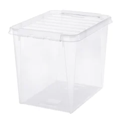 Förvaringslåda SmartStore Classic med lock, 52 liter, transparent