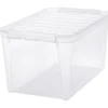 Förvaringslåda SmartStore Classic med lock, transparent, 47 liter