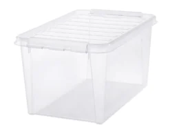 Förvaringslåda SmartStore Classic med lock, transparent, 47 liter