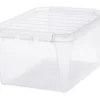 Förvaringslåda SmartStore Classic med lock, 32 liter, transparent