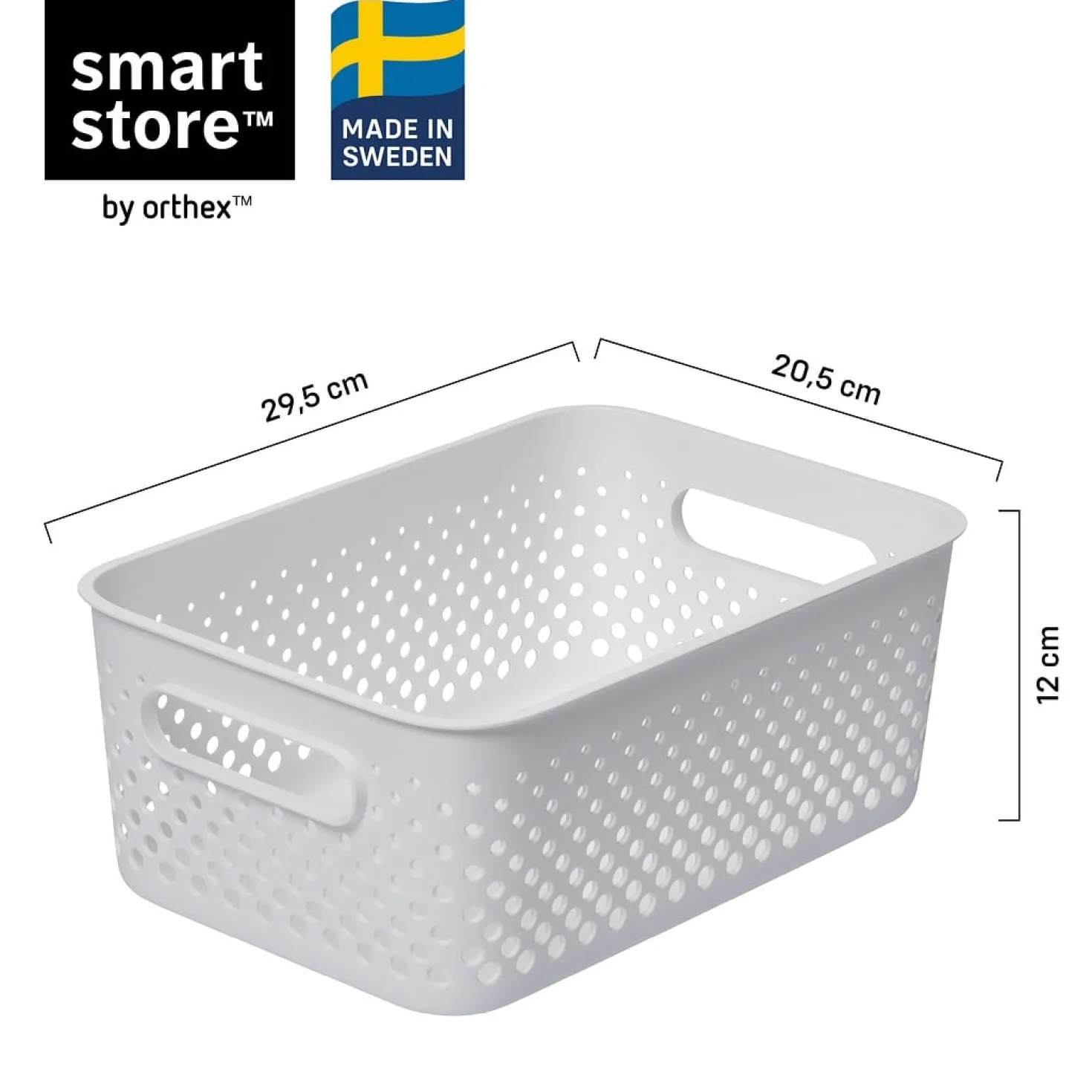 Förvaringslåda SmartStore Essence M, vit, 5,5 liter