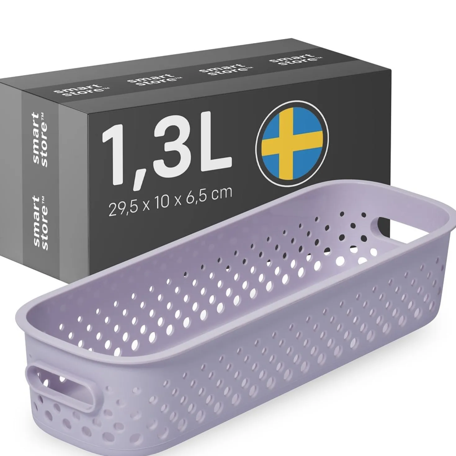 Förvaringslåda SmartStore Essence Slim, lavendel, 1,3 liter