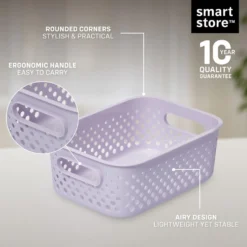 Förvaringslåda SmartStore Essence S, lila, 1,6 liter