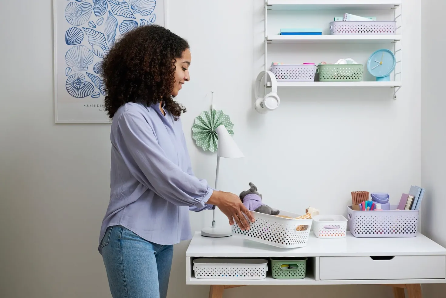 Förvaringslåda SmartStore Essence S, återvunnen plast, 1,6L, grön