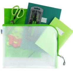 Förvaringspåse Herma Universal Bags A4+, mesh, 10 st