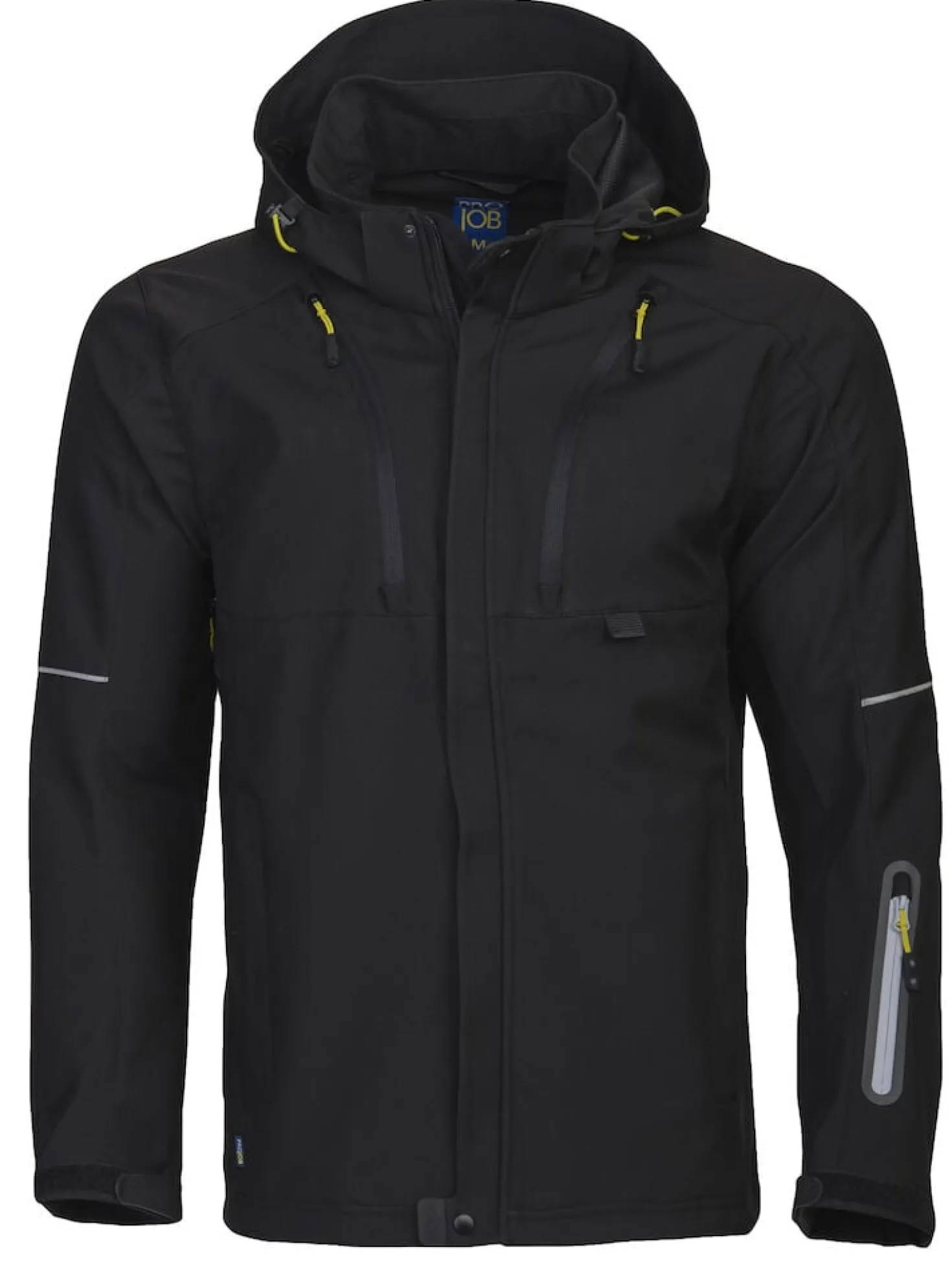 Funktionsjacka Projob 3406 Herr, softshell, svart