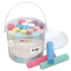Gatukritor Playbox Blandade färger, 20-pack, hink med handtag