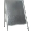 Gatuställ Sign A-ram Silver, 50x70 cm, dubbelsidig, antireflex