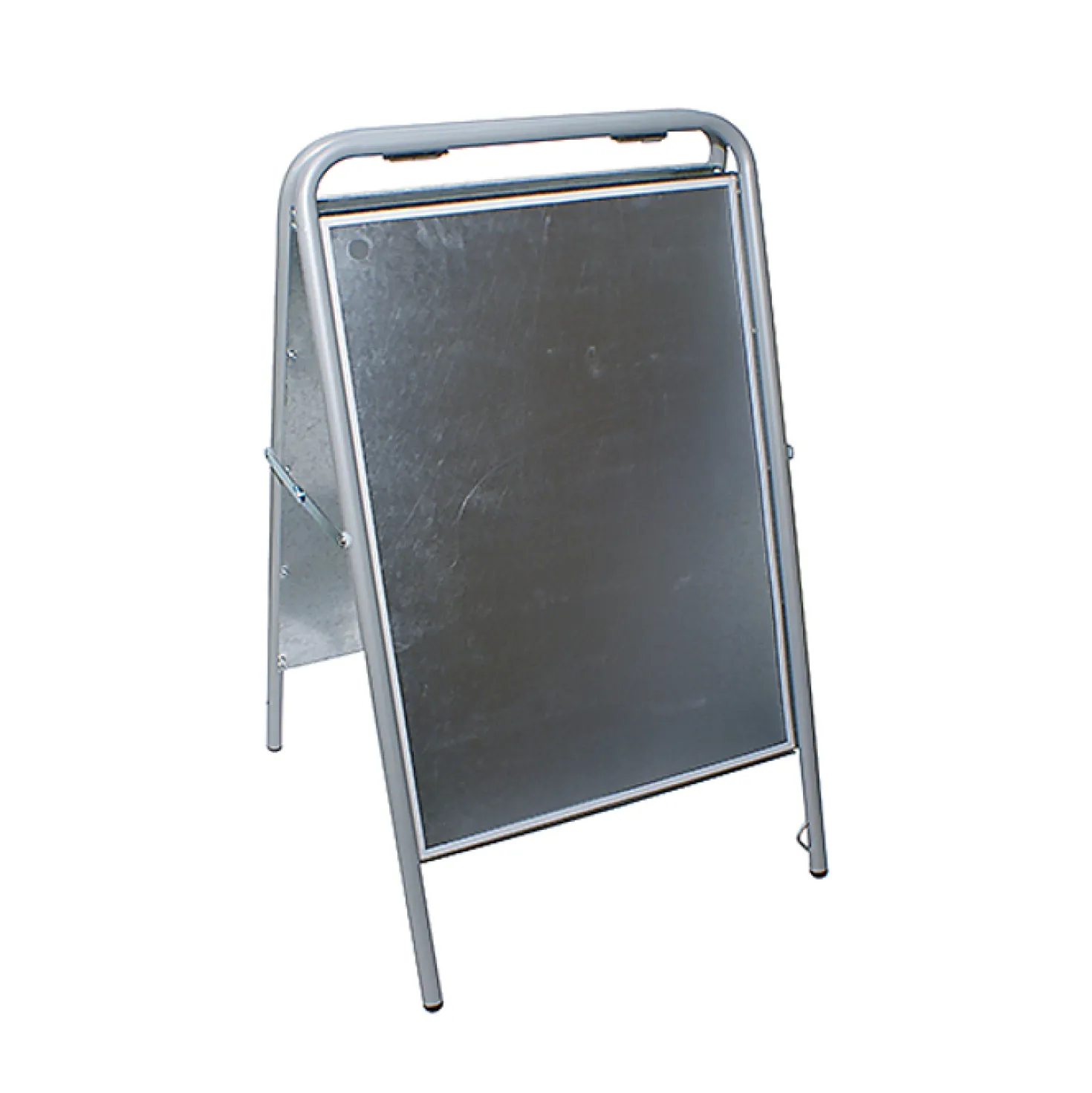 Gatuställ Sign A-ram Silver, 50x70 cm, dubbelsidig, antireflex
