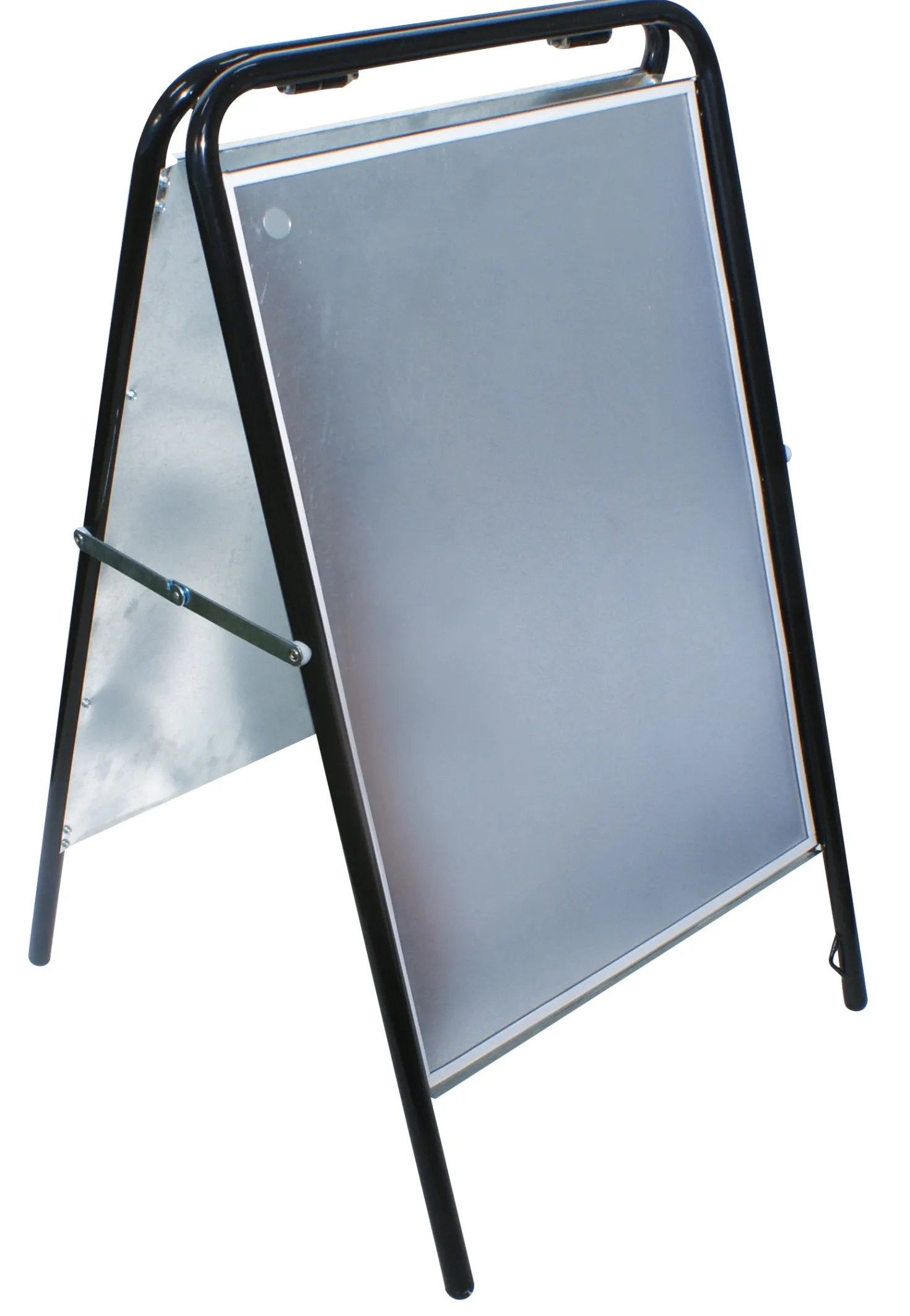 Gatuställ Sign Svart, magnetisk front, 50x70 cm