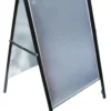 Gatuställ Sign Svart, 70x100 cm, magnetisk front
