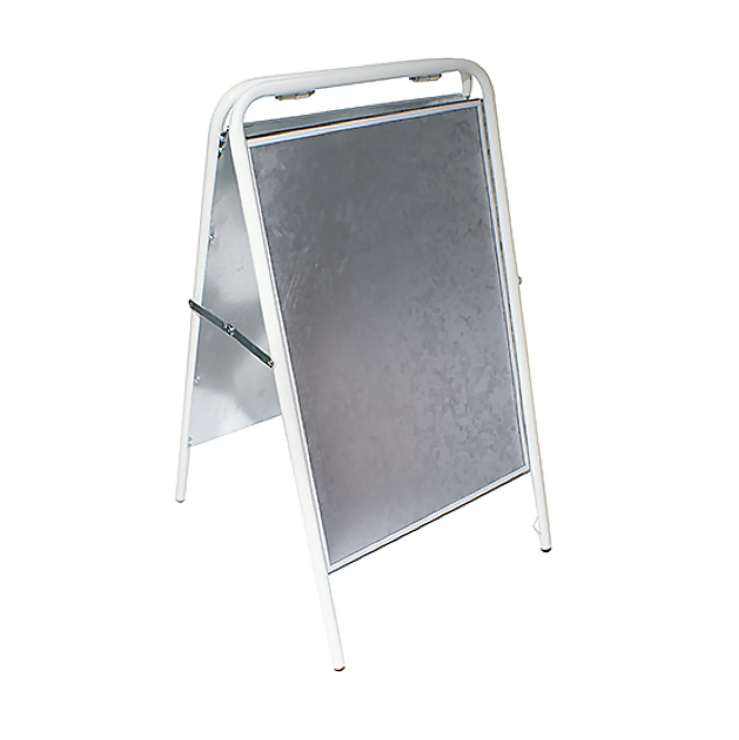 Gatuställ Sign 70x100 Vit, magnetfront, 17 kg