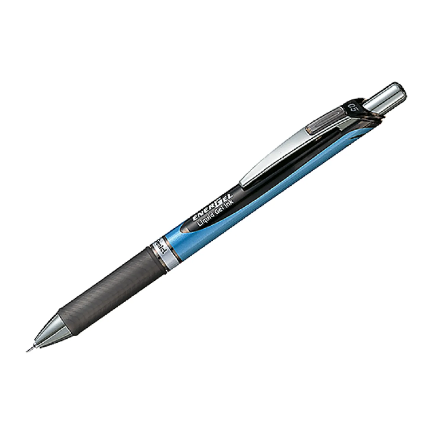 Gelpenna Pentel Energel BLN75-A, svart, 0,5 mm nålspets