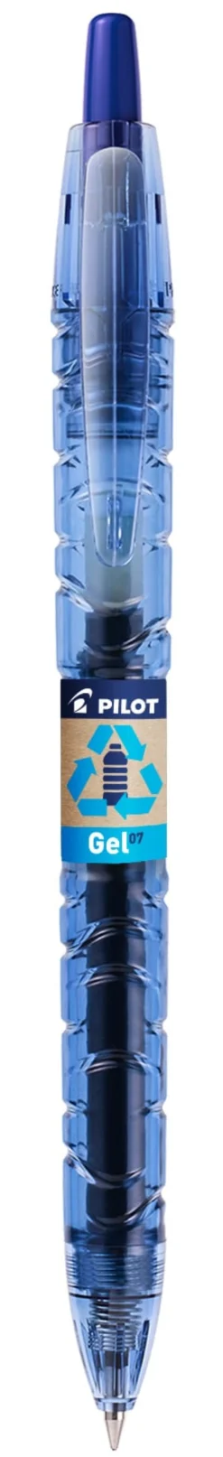 Gelpenna Pilot B2P, blå, 0,7 mm, dokumentäkta, påfyllningsbar