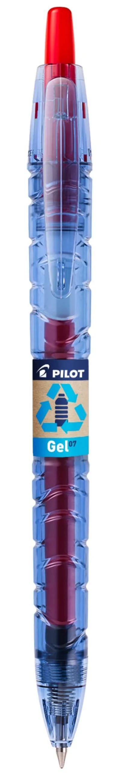 Gelpenna Pilot B2P Röd, påfyllningsbar, 0,7 mm