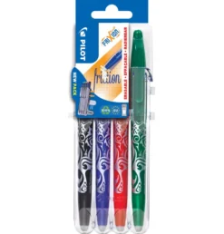Gelpenna Pilot Frixion Ball Set2Go Raderbar, 4-pack, 0,7 mm