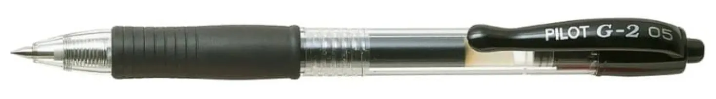 Gelpenna Pilot G2, svart, 0,5 mm spets, dokumentäker