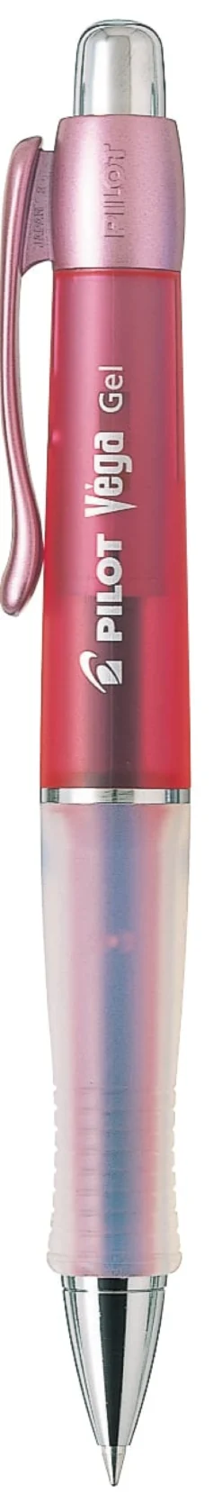 Gelpenna Pilot Vega Röd, 0,7 mm, refillbar, retraktil