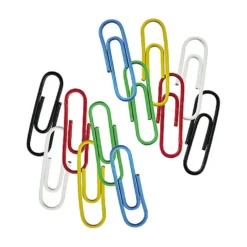 Gem Durable Plastöverdragna, 26 mm, blandade färger, 100 st