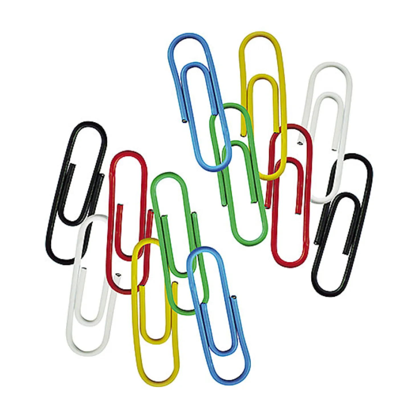 Gem Durable Plastöverdragna, 26 mm, blandade färger, 100 st