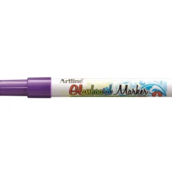 Glasboardpenna Artline Glassboard, lila, 2 mm rund spets