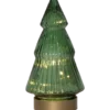 Glasdekoration Star Trading Verde, grön, varmvit LED, 19,5 cm