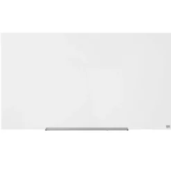 Glastavla Nobo Diamond Magnetisk, vit, 1260x711 mm