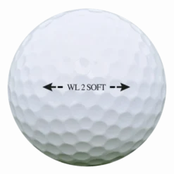 Golfboll White Lable WL 2 SOFT+, vit, 12 st