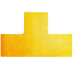 Golvmarkeringstejp Durable T-form, gul, 10 st