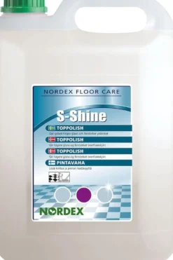 Golvpolermedel Nordex S-Shine, rengöring och polering, 5L