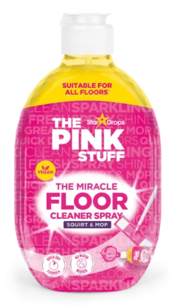 Golvrenare The Pink Stuff Floor Cleaner Spray, rabarber, 750 ml