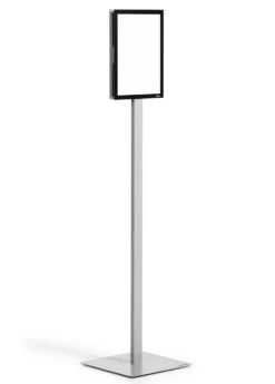 Golvskylt Durable Info Stand Basic, dubbelsidig, A4, grå