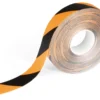 Golvtejp Durable Duraline Avtagbar, svart/gul, 50mm x 15m