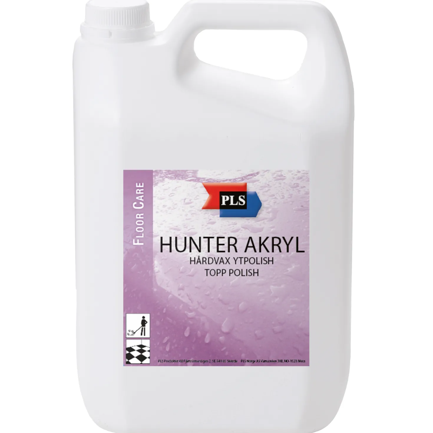 Golvvax PLS Hunter Akryl, hårdvax och ytglans, pH 8
