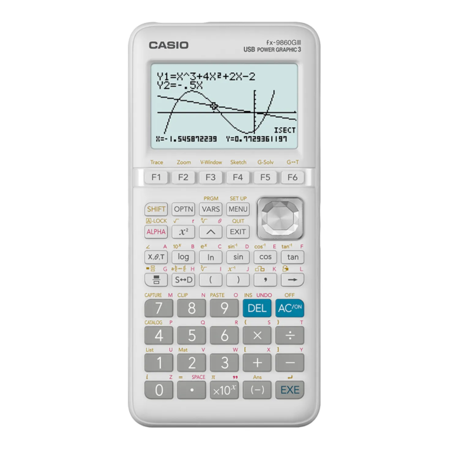 Grafräknare Casio FX-9860GIII, Python, 3 MB, SD-kortplats